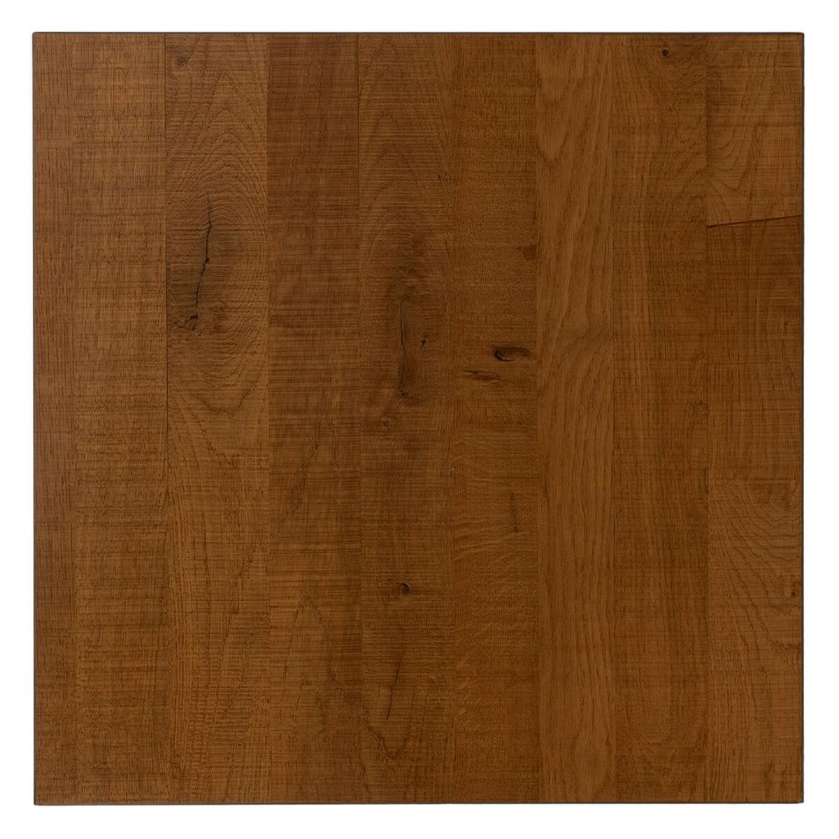 Table Črna Naraven Les MDF 60 x 60 x 75 cm